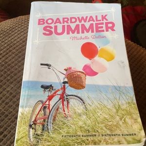 Im selling this book called “Boardwalk Summer”. This is a very interesting book.